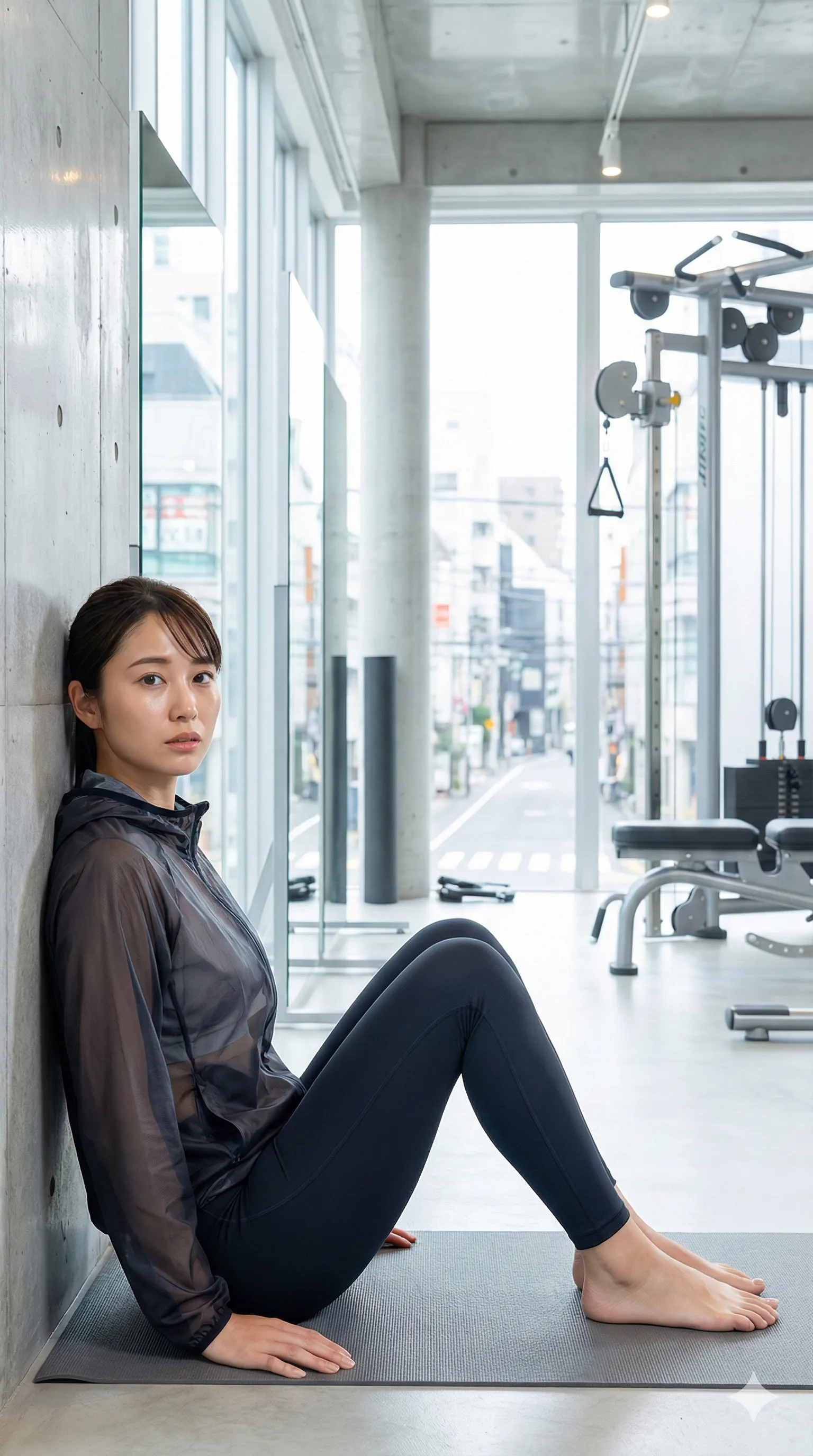 筋肉のしなりが美しいヨガ美女のヒップフォルム