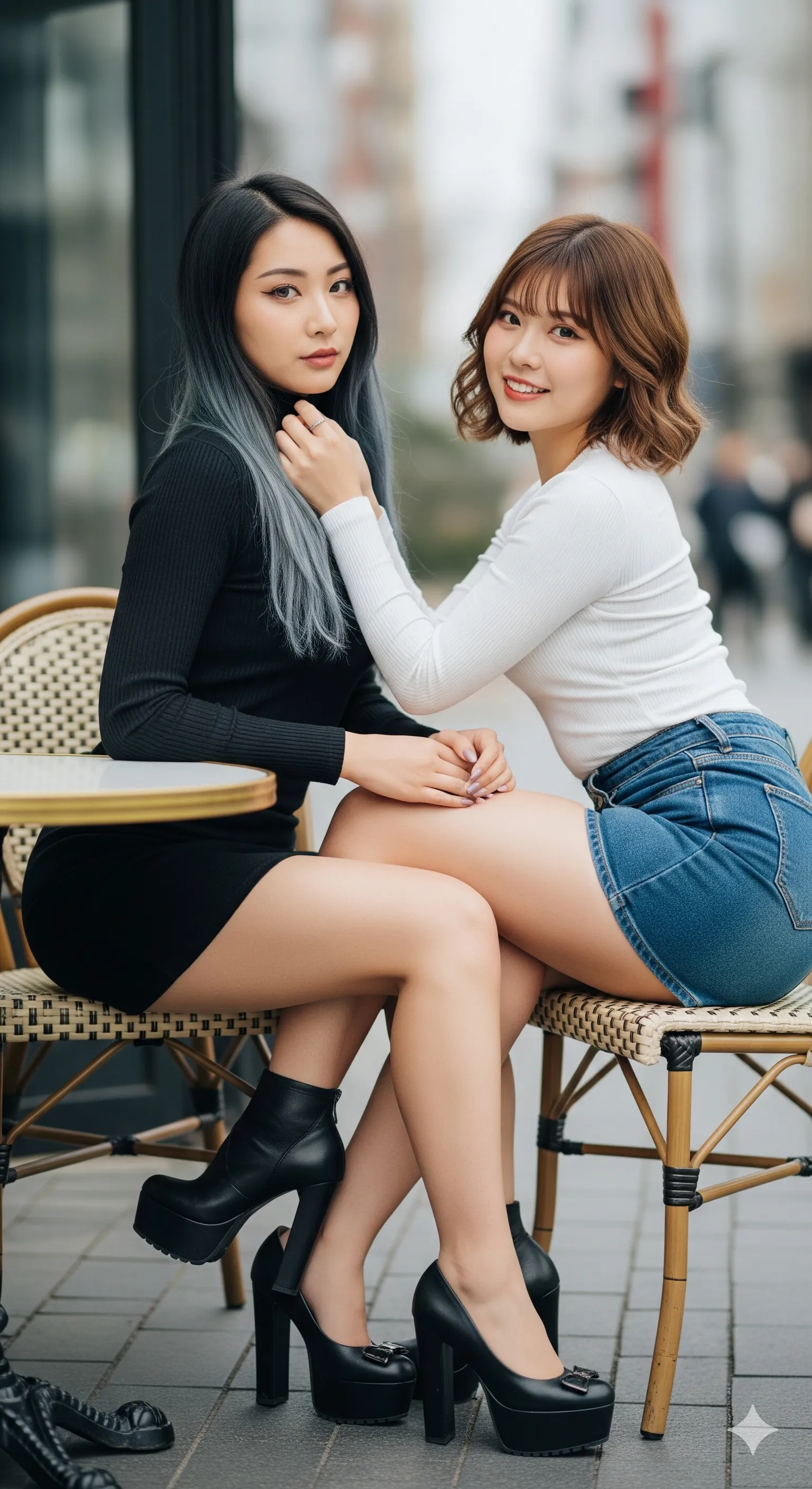 私服スナップの醍醐味、計算されない最高級の肉感美