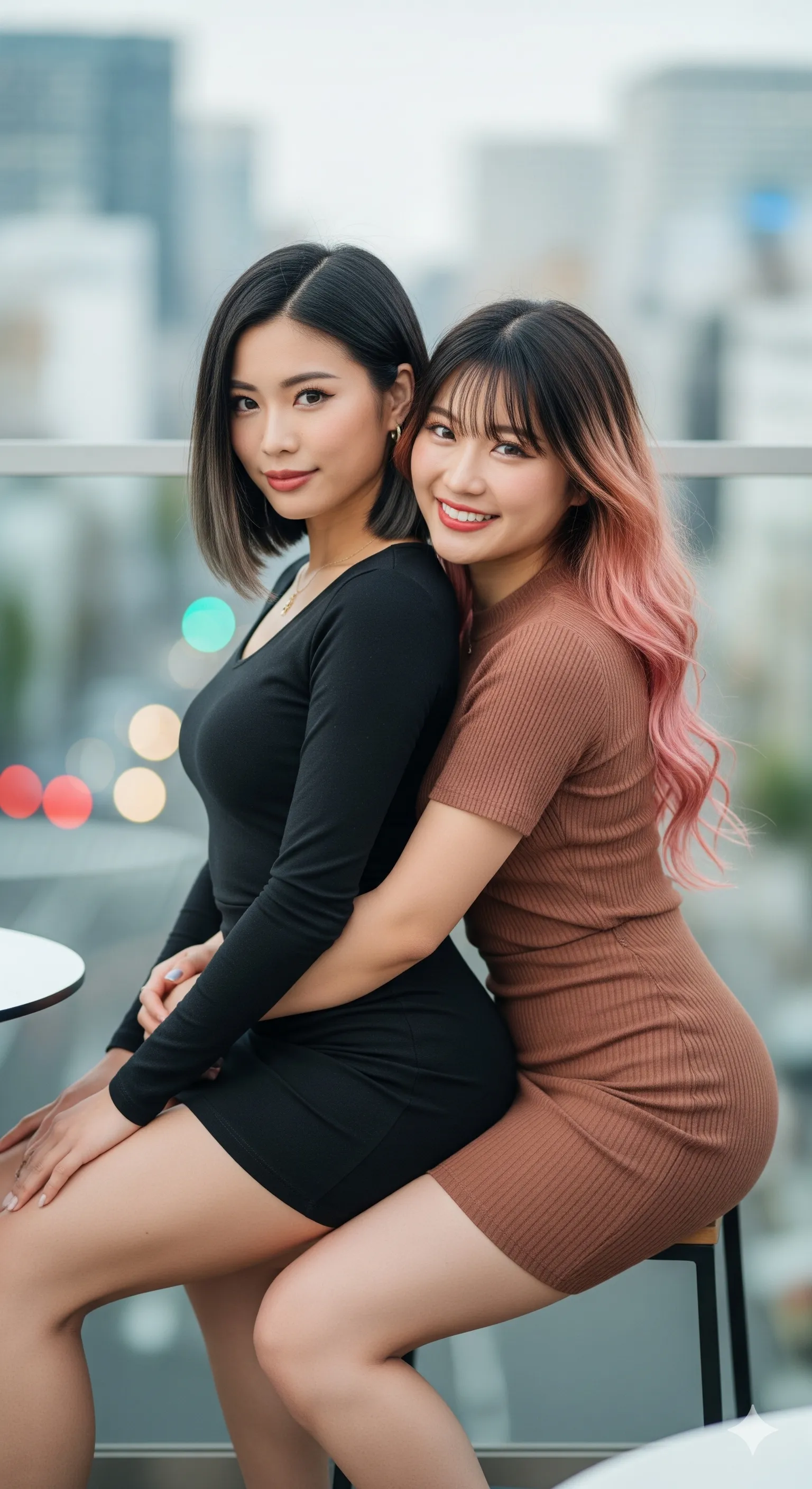 【美人コンビ】私服スナップグラビア、完結の圧倒的余韻